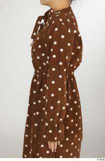  Aera arm brown dots dress casual dressed sleeve upper body 0003.jpg